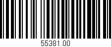 Código de barras (EAN, GTIN, SKU, ISBN): '55381.00'