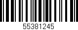 Código de barras (EAN, GTIN, SKU, ISBN): '55381245'