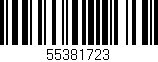 Código de barras (EAN, GTIN, SKU, ISBN): '55381723'