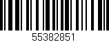 Código de barras (EAN, GTIN, SKU, ISBN): '55382851'