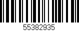 Código de barras (EAN, GTIN, SKU, ISBN): '55382935'