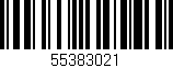 Código de barras (EAN, GTIN, SKU, ISBN): '55383021'