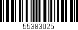 Código de barras (EAN, GTIN, SKU, ISBN): '55383025'