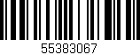 Código de barras (EAN, GTIN, SKU, ISBN): '55383067'