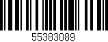 Código de barras (EAN, GTIN, SKU, ISBN): '55383089'
