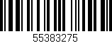 Código de barras (EAN, GTIN, SKU, ISBN): '55383275'