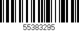 Código de barras (EAN, GTIN, SKU, ISBN): '55383295'