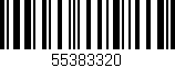 Código de barras (EAN, GTIN, SKU, ISBN): '55383320'