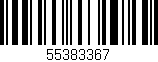 Código de barras (EAN, GTIN, SKU, ISBN): '55383367'