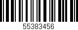 Código de barras (EAN, GTIN, SKU, ISBN): '55383456'