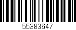 Código de barras (EAN, GTIN, SKU, ISBN): '55383647'