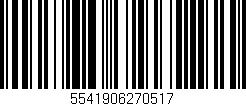Código de barras (EAN, GTIN, SKU, ISBN): '5541906270517'