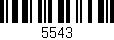 Código de barras (EAN, GTIN, SKU, ISBN): '5543'