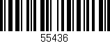 Código de barras (EAN, GTIN, SKU, ISBN): '55436'