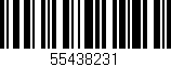 Código de barras (EAN, GTIN, SKU, ISBN): '55438231'