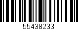 Código de barras (EAN, GTIN, SKU, ISBN): '55438233'