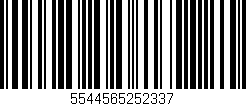 Código de barras (EAN, GTIN, SKU, ISBN): '5544565252337'