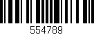 Código de barras (EAN, GTIN, SKU, ISBN): '554789'