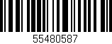 Código de barras (EAN, GTIN, SKU, ISBN): '55480587'