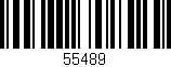 Código de barras (EAN, GTIN, SKU, ISBN): '55489'