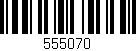 Código de barras (EAN, GTIN, SKU, ISBN): '555070'