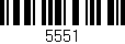 Código de barras (EAN, GTIN, SKU, ISBN): '5551'