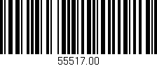 Código de barras (EAN, GTIN, SKU, ISBN): '55517.00'