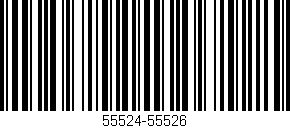 Código de barras (EAN, GTIN, SKU, ISBN): '55524-55526'