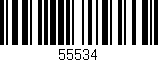 Código de barras (EAN, GTIN, SKU, ISBN): '55534'