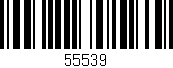 Código de barras (EAN, GTIN, SKU, ISBN): '55539'