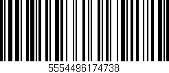 Código de barras (EAN, GTIN, SKU, ISBN): '5554496174738'