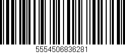 Código de barras (EAN, GTIN, SKU, ISBN): '5554506836281'