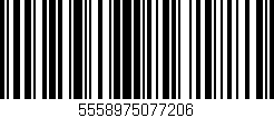 Código de barras (EAN, GTIN, SKU, ISBN): '5558975077206'