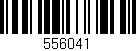 Código de barras (EAN, GTIN, SKU, ISBN): '556041'