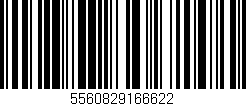 Código de barras (EAN, GTIN, SKU, ISBN): '5560829166622'