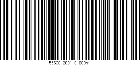 Código de barras (EAN, GTIN, SKU, ISBN): '55638_2091_0_800ml'