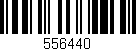 Código de barras (EAN, GTIN, SKU, ISBN): '556440'
