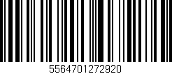 Código de barras (EAN, GTIN, SKU, ISBN): '5564701272920'
