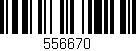 Código de barras (EAN, GTIN, SKU, ISBN): '556670'