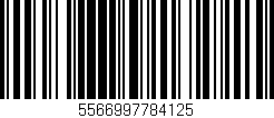 Código de barras (EAN, GTIN, SKU, ISBN): '5566997784125'