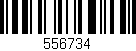 Código de barras (EAN, GTIN, SKU, ISBN): '556734'