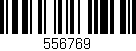 Código de barras (EAN, GTIN, SKU, ISBN): '556769'