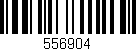 Código de barras (EAN, GTIN, SKU, ISBN): '556904'