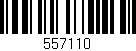 Código de barras (EAN, GTIN, SKU, ISBN): '557110'