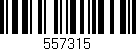Código de barras (EAN, GTIN, SKU, ISBN): '557315'