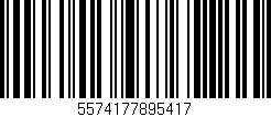 Código de barras (EAN, GTIN, SKU, ISBN): '5574177895417'
