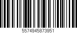 Código de barras (EAN, GTIN, SKU, ISBN): '5574945873951'