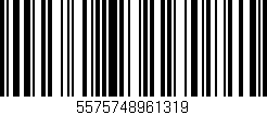 Código de barras (EAN, GTIN, SKU, ISBN): '5575748961319'