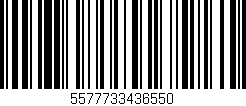 Código de barras (EAN, GTIN, SKU, ISBN): '5577733436550'