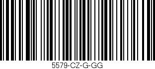 Código de barras (EAN, GTIN, SKU, ISBN): '5579-CZ-G-GG'